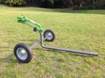 Perfect water distribution, easy to use agricultural sprinkler cart