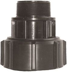 Plasson 7250 Metric Barrel Union Adaptor with Male Thread