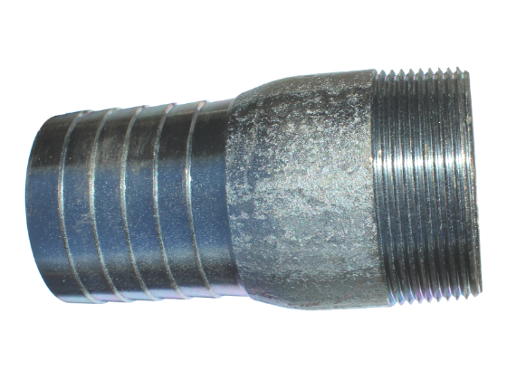 Plated Steel BSP Threaded Combination NIpple