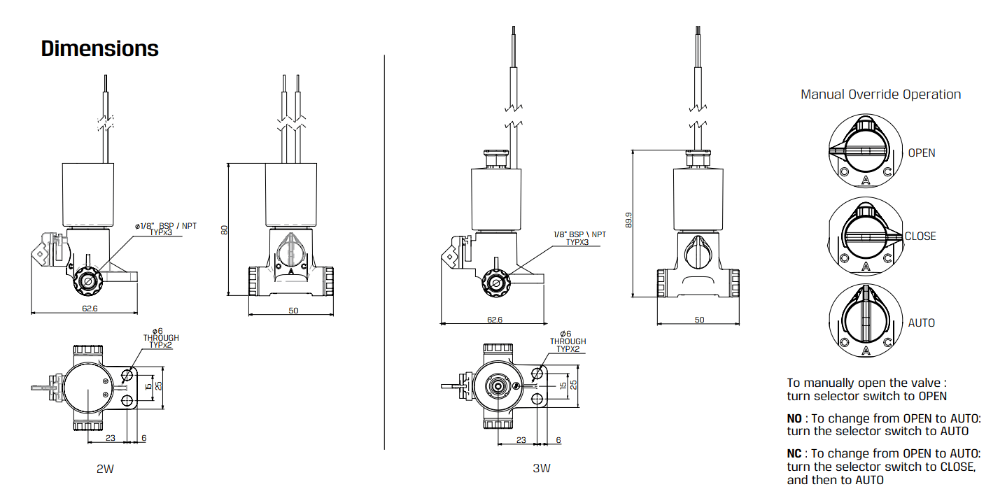 G75-A3P-latch-irrigation-solenoid-valve-Dimensions